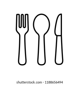 Fork Spoon Knife Icon Templates Stock Vector (Royalty Free) 1188656494 ...