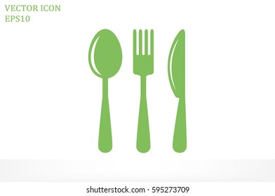 Fork Spoon Knife icon vector illustration.