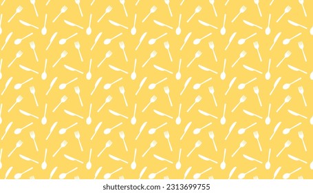 Fondo del patrón de horquilla, cuchara y cuña.