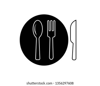 Fork spoon and knife vector isolated - Vector

