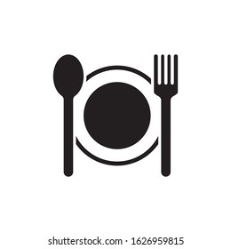 fork and spoon logo vector