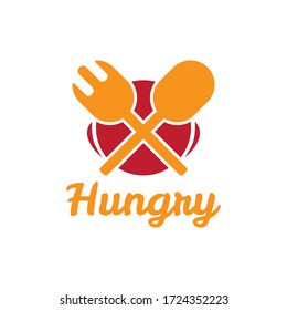 Fork and spoon logo vector illustration