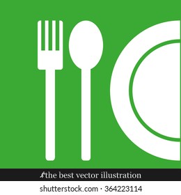 fork spoon plate