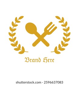 Fork Spoon Premium Logo Vector Illustration