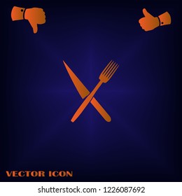 Fork Spoon Restaurant Icon