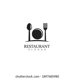 Fork Spoon Restaurant Logo Vector Template Stock Vector (royalty Free 