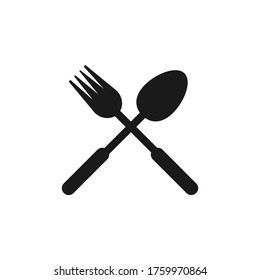 fork and spoon vector design template illustration 