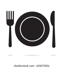 fork spoon vector flat icon