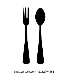 Fork and spoon. Vector illustration design.