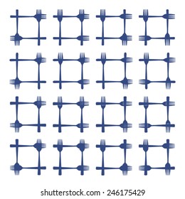 Fork square frames