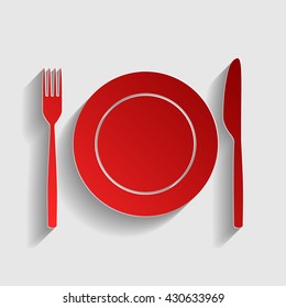 Fork, tape and Knife sign
