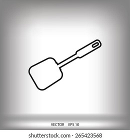 fork theme elements vector icon