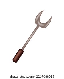 fork utensil icon isolated white background