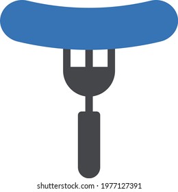 fork vector glyph colour  icon