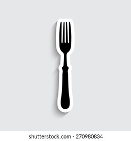 fork  - vector icon