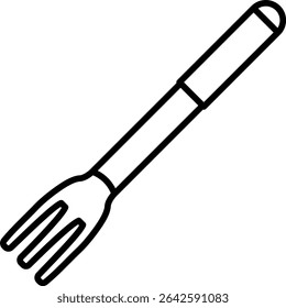 Fork vector icon. Can be used for printing, mobile and web applications.