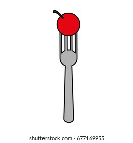 fork vector illustration