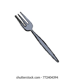 fork vector illustration