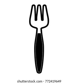 Fork Vector Illustration Stock Vector (Royalty Free) 772419649 ...