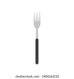 Gabel Vektorgrafik Ikone Messer Design-Besteck. Kochsymbol Silverware Silhouette Küchengeräte Werkzeug. Metal-Frühstücksgegenstand-Weggabel