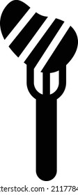 fork Vector illustration on a transparent background. Premium quality symbols. Glyphs  vector icon for concept and graphic design.