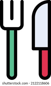 Fork Vector illustration on a transparent background.Premium quality symmbols.Stroke vector icon for concept and graphic design.