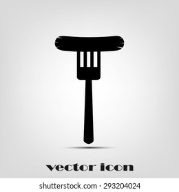 fork,frankfurter