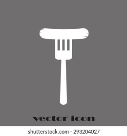 fork,frankfurter