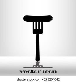 fork,frankfurter