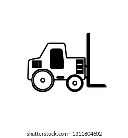 A forklift ,also called lift truck, jitney, fork truck, fork hoist, and forklift truck, is a powered industrial truck used to lift and move materials over short distances.