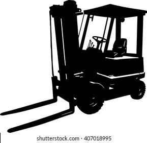 forklift black