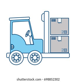 Forklift cargo vehicle