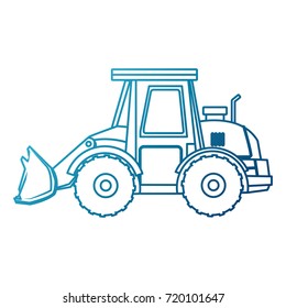 Forklift construction vehicle