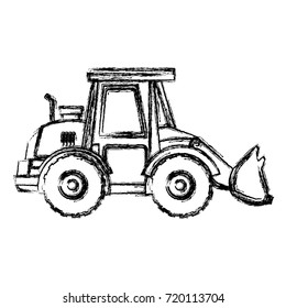 Forklift construction vehicle
