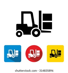 Forklift Icon Images Stock Photos Vectors Shutterstock