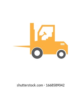 Forklift graphic design template vector isolated