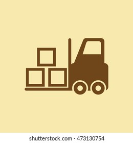 Forklift Icon.