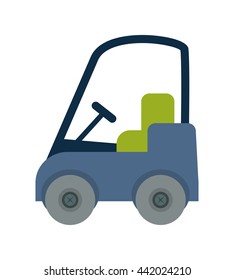 Forklift icon. delivery design. vector graphic