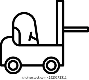 Forklift icon design for personal commercial use
