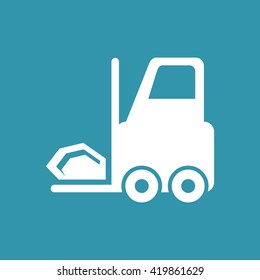 Forklift Icon. Eps-10.