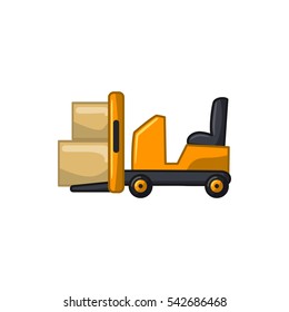 forklift icon illustration isolated vector sign symbol
