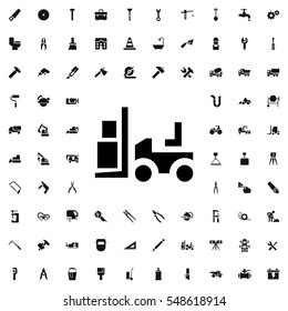 forklift icon illustration isolated vector sign symbol