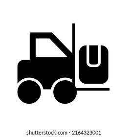 forklift icon or logo isolated sign symbol vector illustration - high quality black style vector icons
