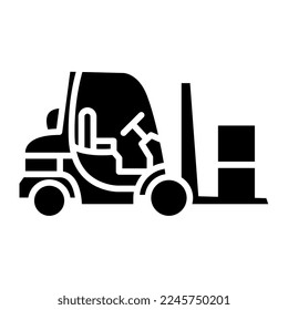 Forklift icon, suitable for a wide range of digital creative projects. Happy creating.