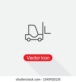 Forklift Icon Vector Illustration Eps10