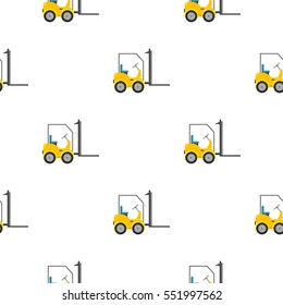 Forklift icon of vector illustration for web and mobile