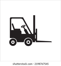 forklift icon vector illustrstion symbol design