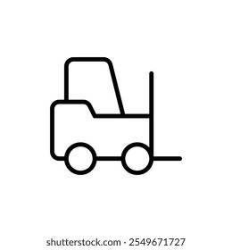 Forklift icon web design in vector