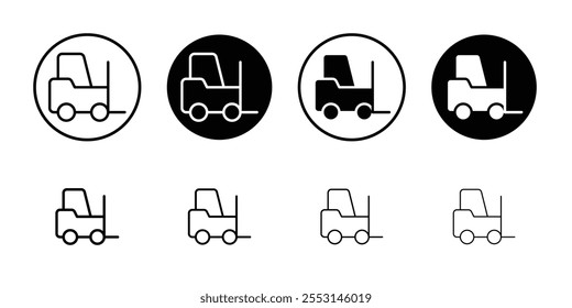 Ícone de empilhadeira web design no vetor