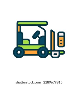forklift icon for your website, mobile, presentation, and logo design.
